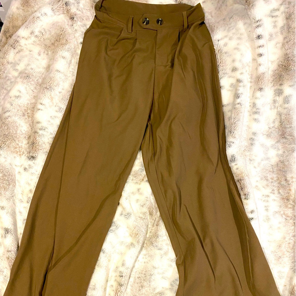 Tan flowy pants